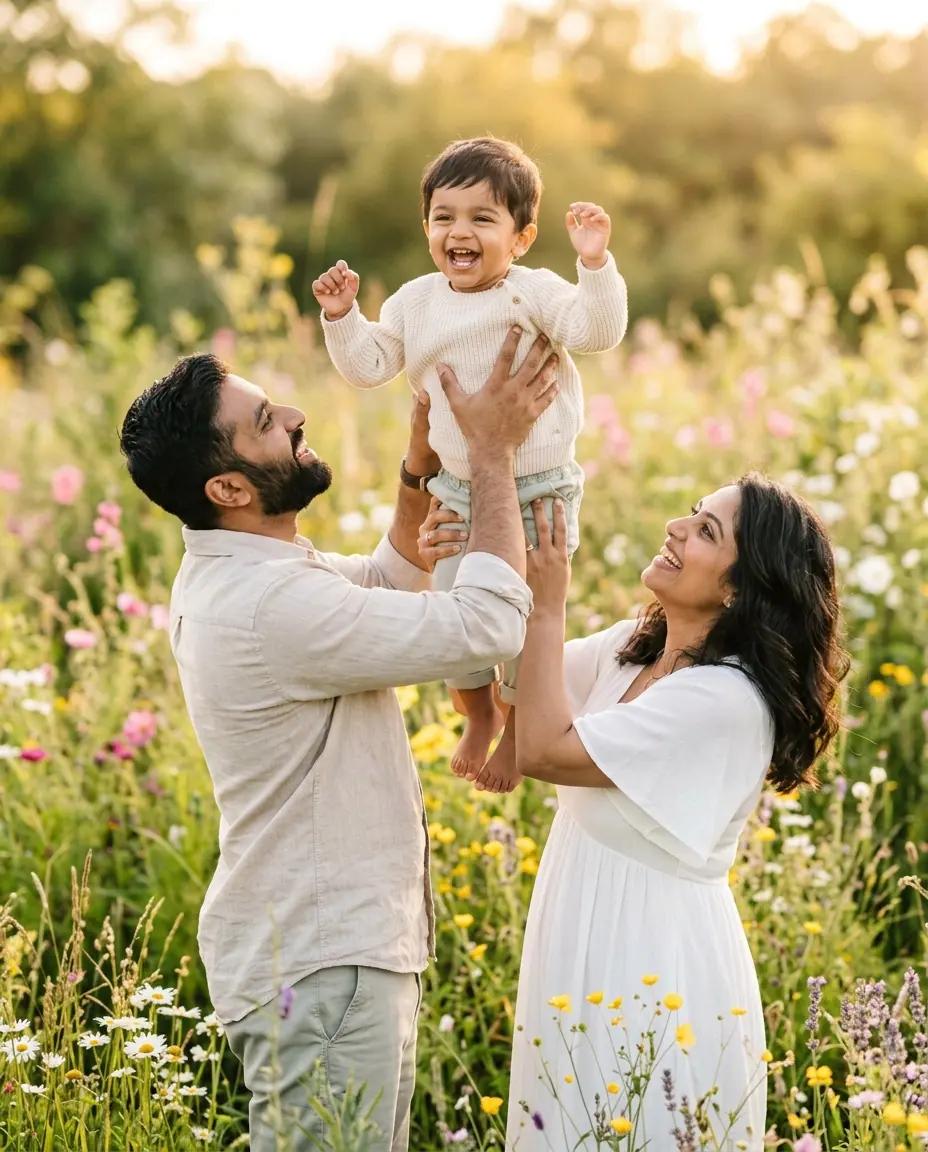 The Sky-High Lift — Family Photo Poses