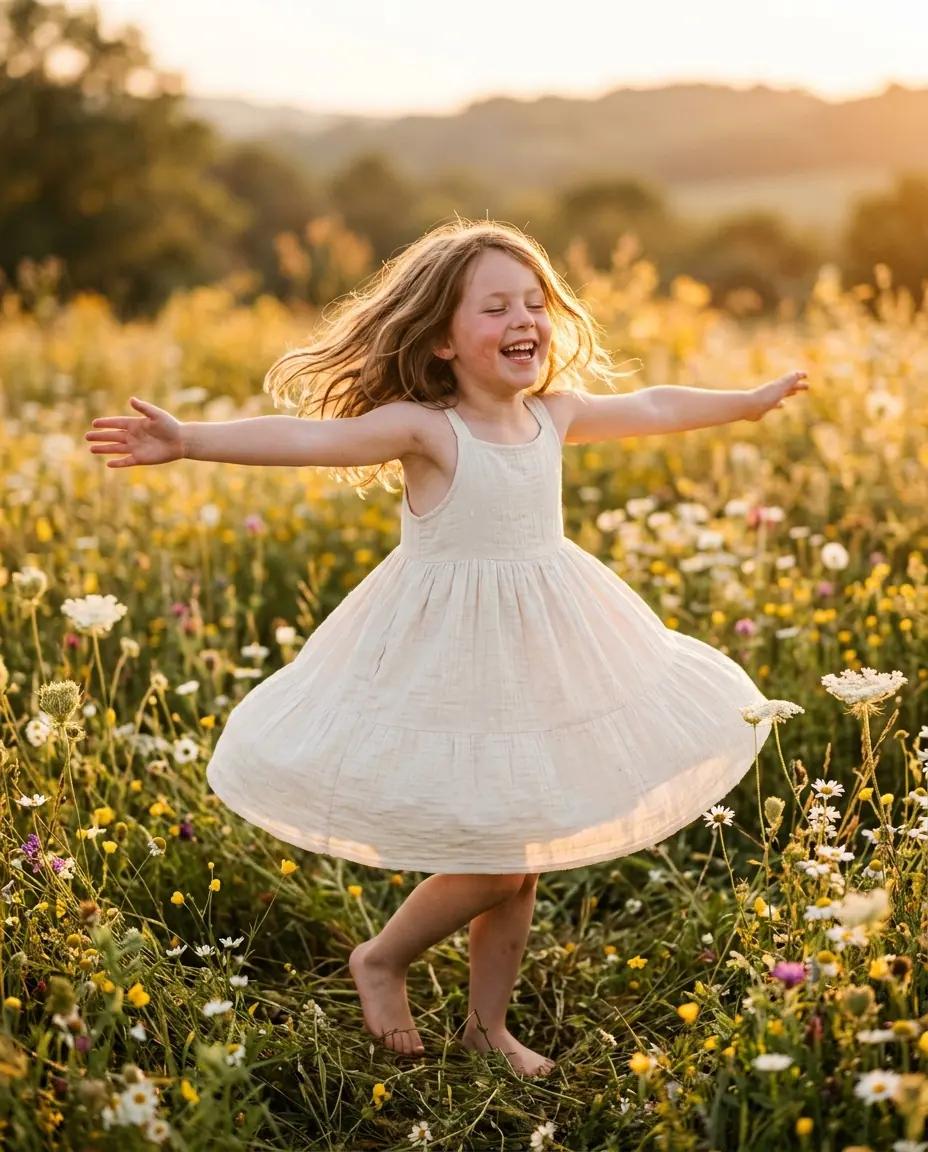 The Field Spin — Kids Photo Poses
