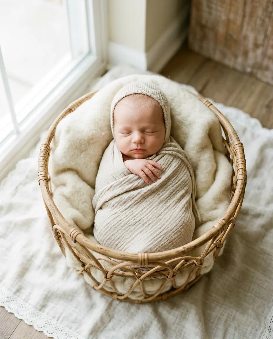 The Cozy Basket — Newborn Photo Poses