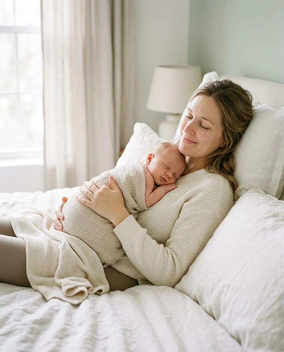 The Heartbeat Rest — Newborn Photo Poses