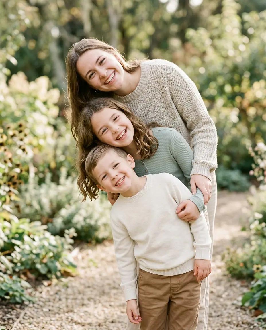 The Totem Stack — Sibling Photo Poses