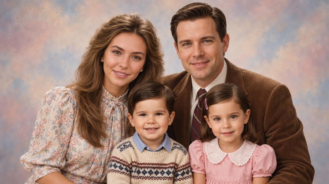 Viral Trend: 80s Family Photos