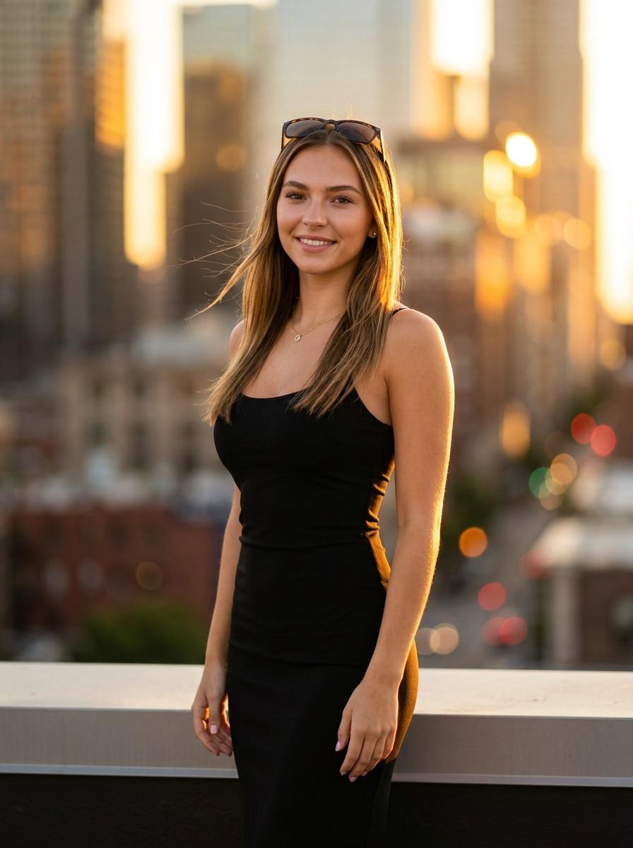 City Rooftop Glow
