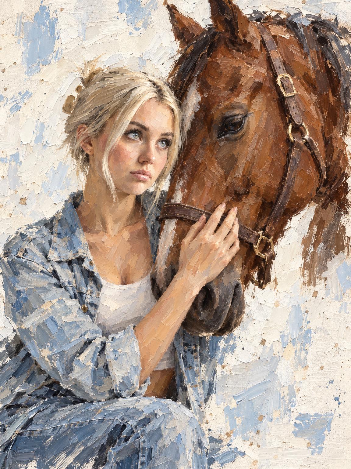 Gallery White Horse Study