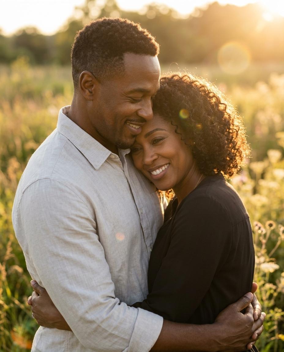 Golden Hour Embrace
