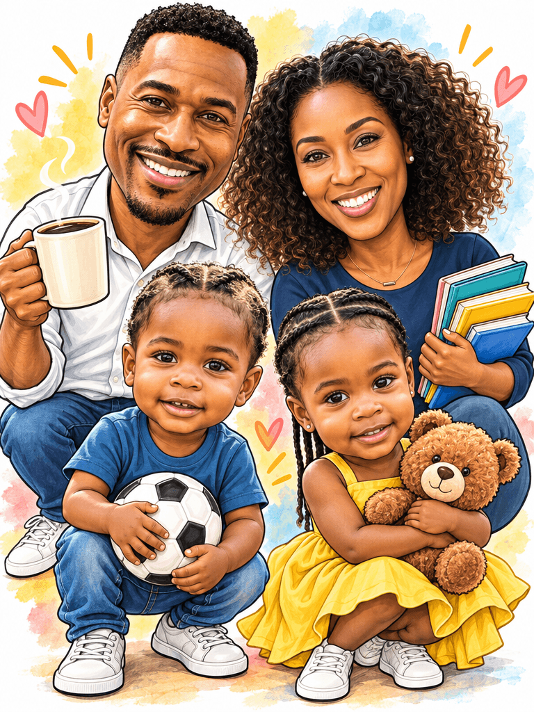 Family Caricature