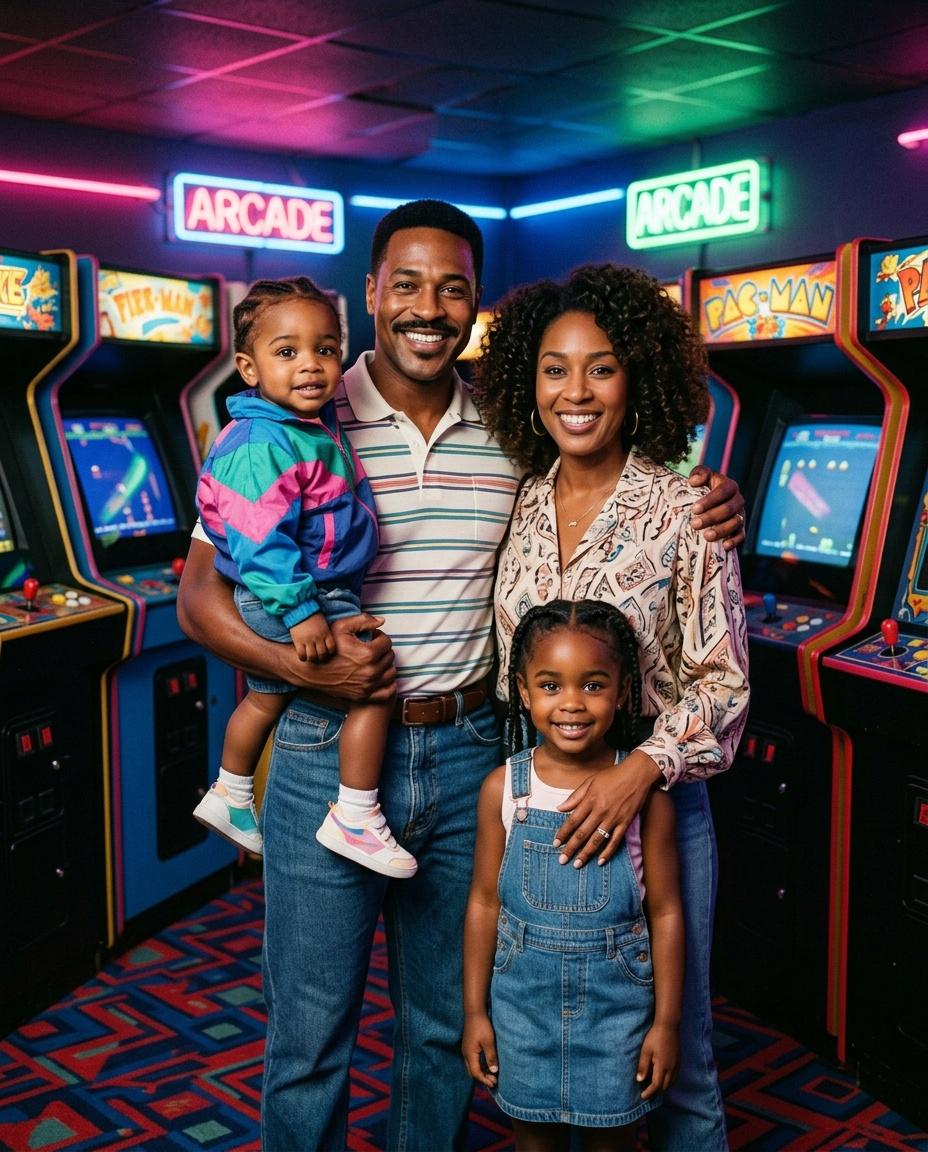 Arcade Neon Family