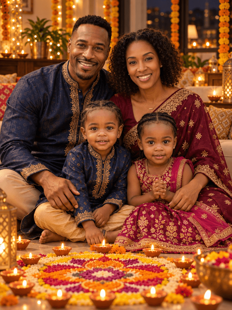 Diwali Family Glow