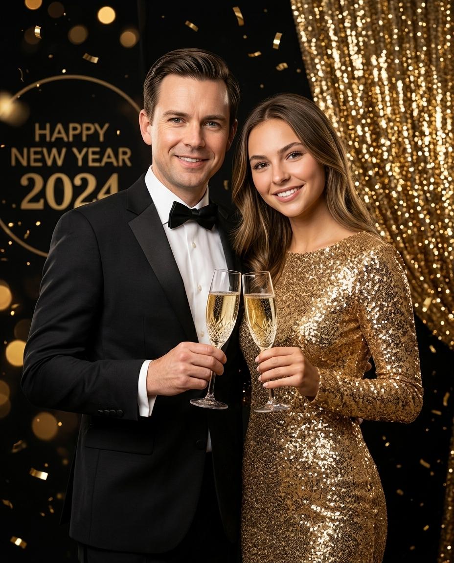 Glitter Gold Formal