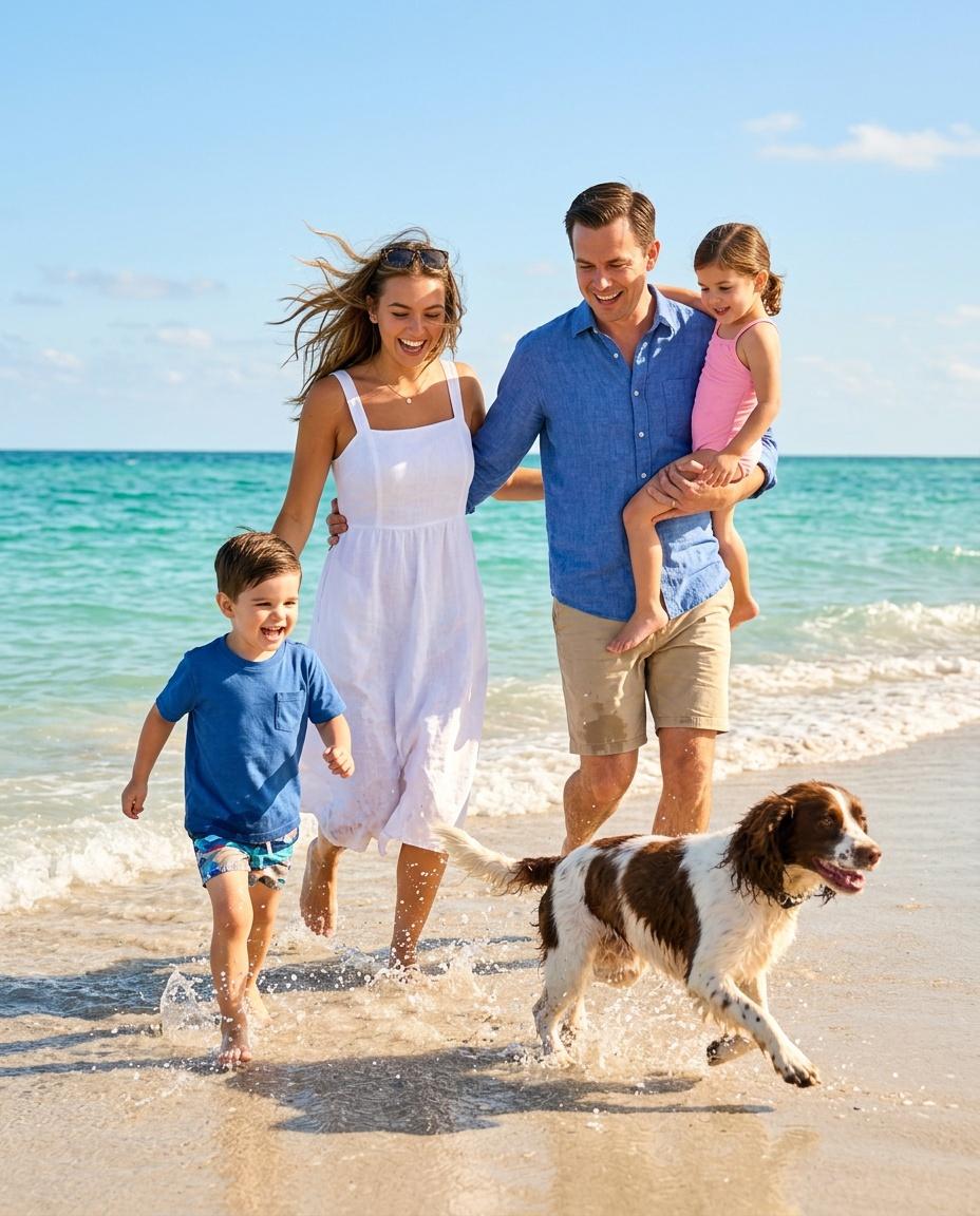 Beach Day with Dog