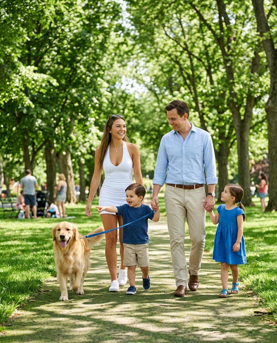 Park Walk with Dog