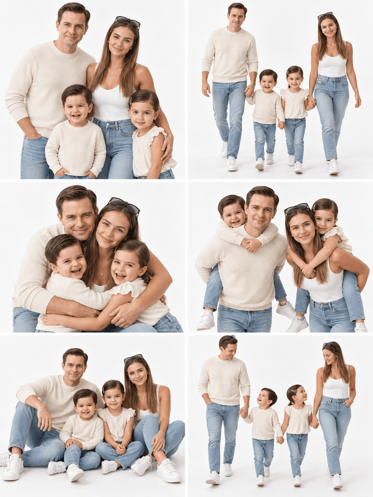 Family Photoshoot Sheet