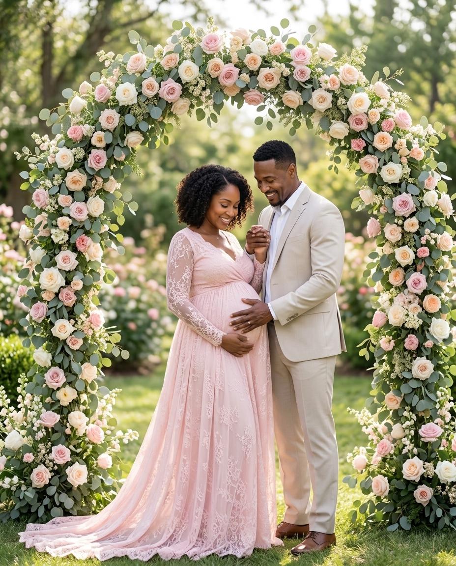 Floral Arch Maternity