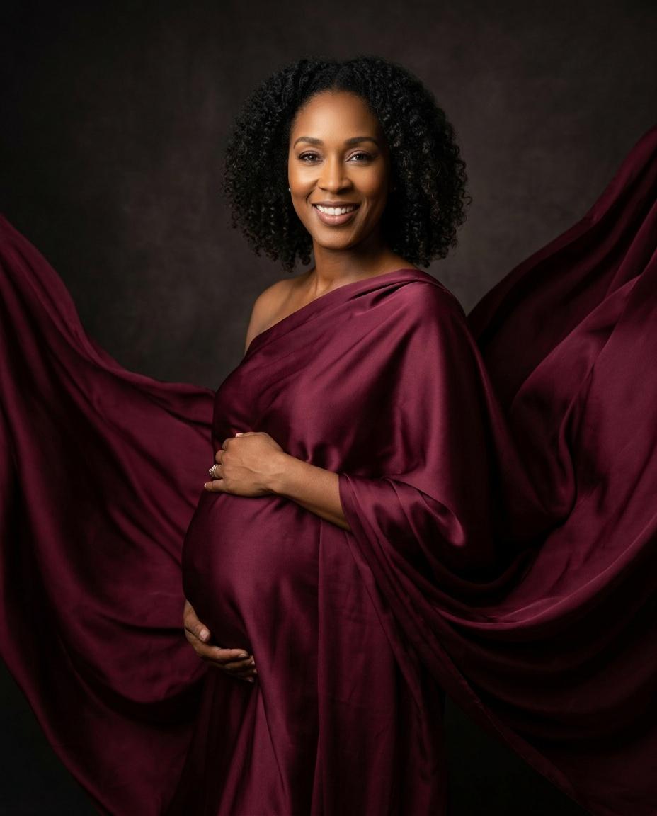 Silk Drape Portrait
