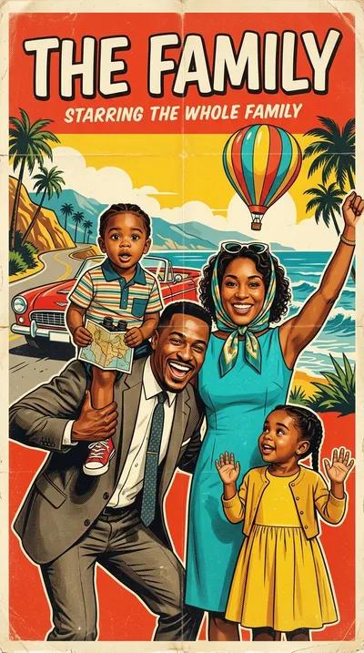 1960s Family Movie Poster