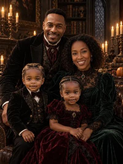 Gothic Candlelight Family