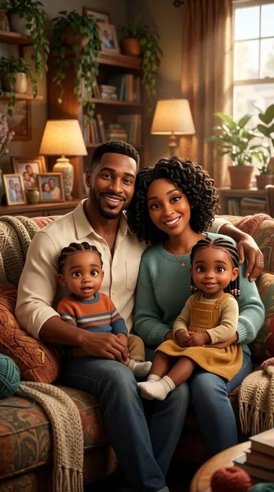 3D Animated Family