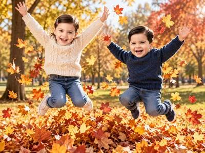Leaf Pile Jump