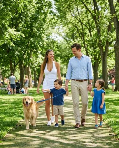 Park Walk with Dog