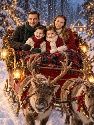 Magical Reindeer Sleigh Ride